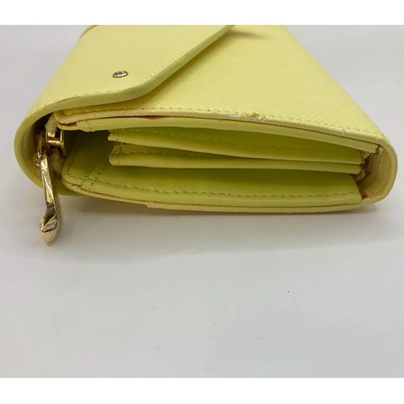 LOW START Samantha Thavasa Petit Choice Long Wallet Yellow Exclusive from Japan - Picture 8 of 13